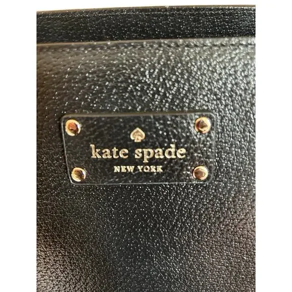 Kate Spade Wellesley Elena Pebbled Black Leather  Shoulder Bag- NWOT w/ dustbag - Picture 5 of 9